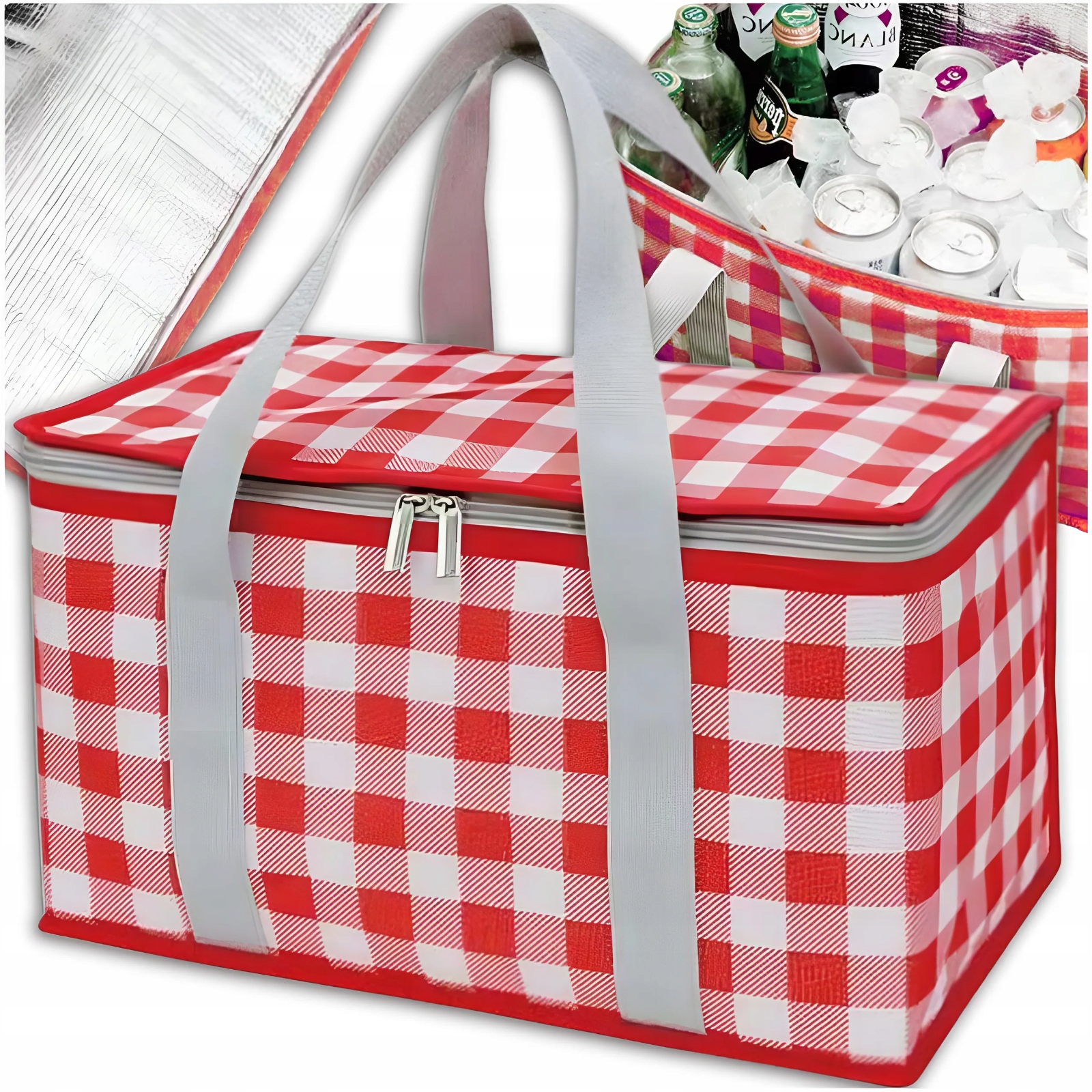LUNCH BOX - didelis, termo, languotas maišelis su vieta maistui
