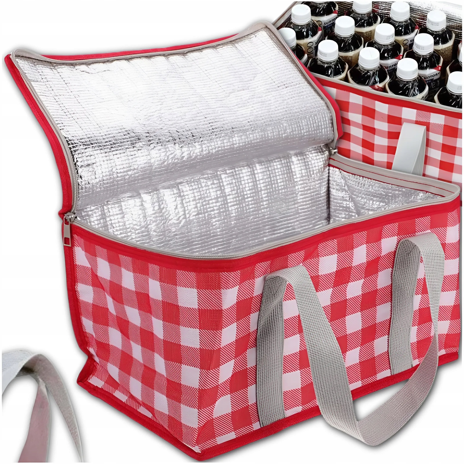 LUNCH BOX - didelis, termo, languotas maišelis su vieta maistui
