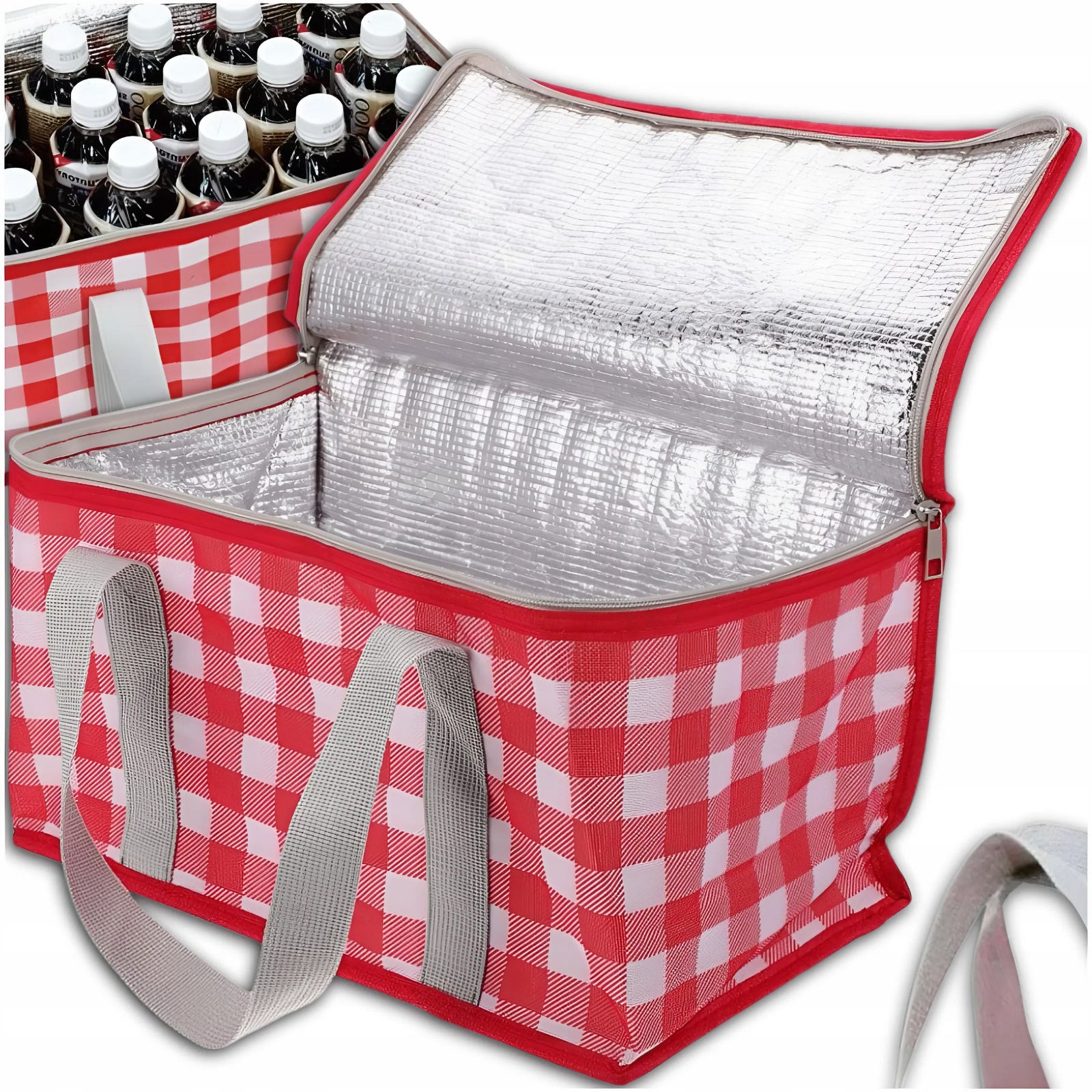 LUNCH BOX - didelis, termo, languotas maišelis su vieta maistui