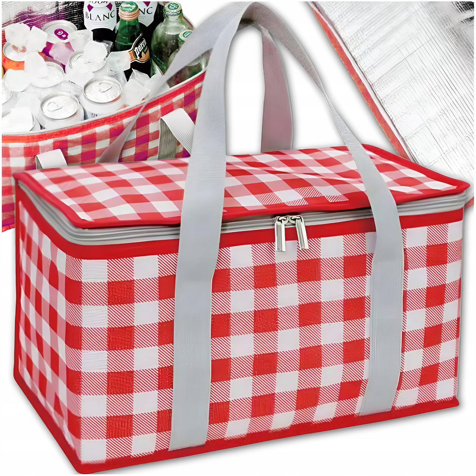 LUNCH BOX - didelis, termo, languotas maišelis su vieta maistui