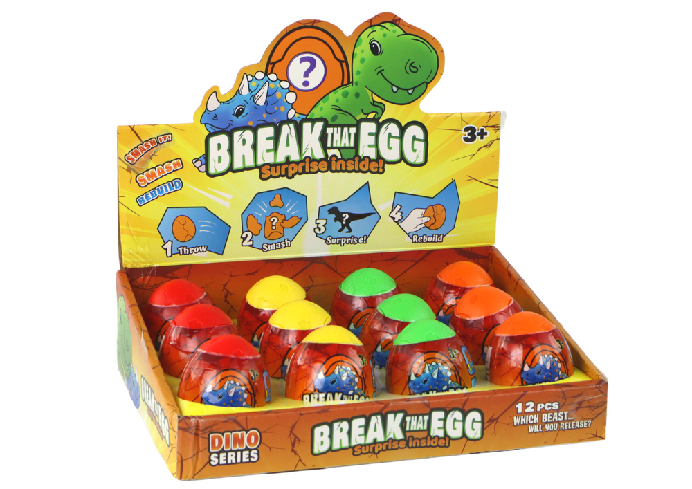 Dinozauras kiaušinyje lean toys, 6 cm, 1 vnt