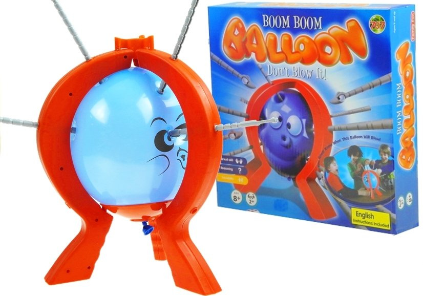 Stalo žaidimas „boom boom balloon“ šeimai