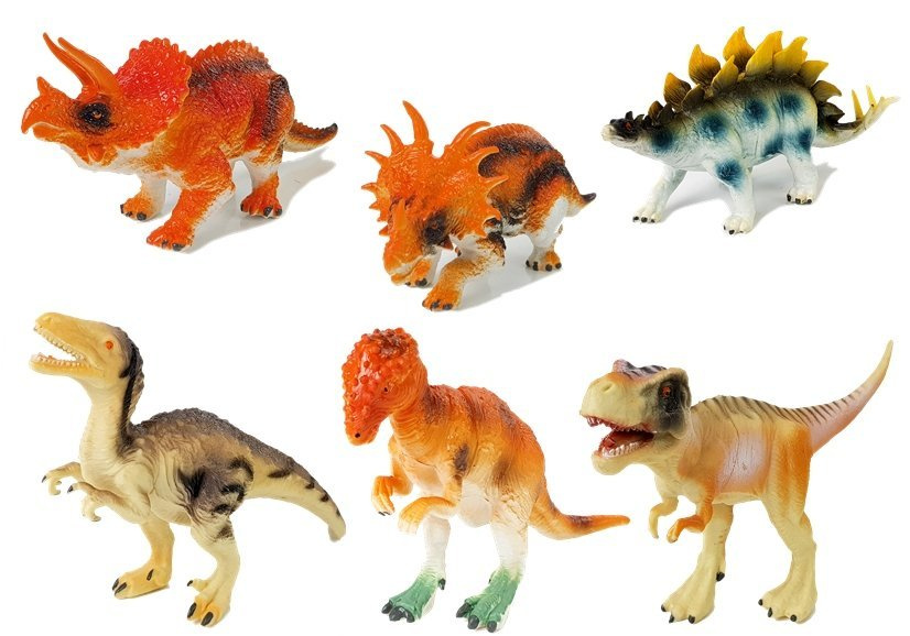 Dinozaurų figūrėlių rinkinys, 6 vnt.