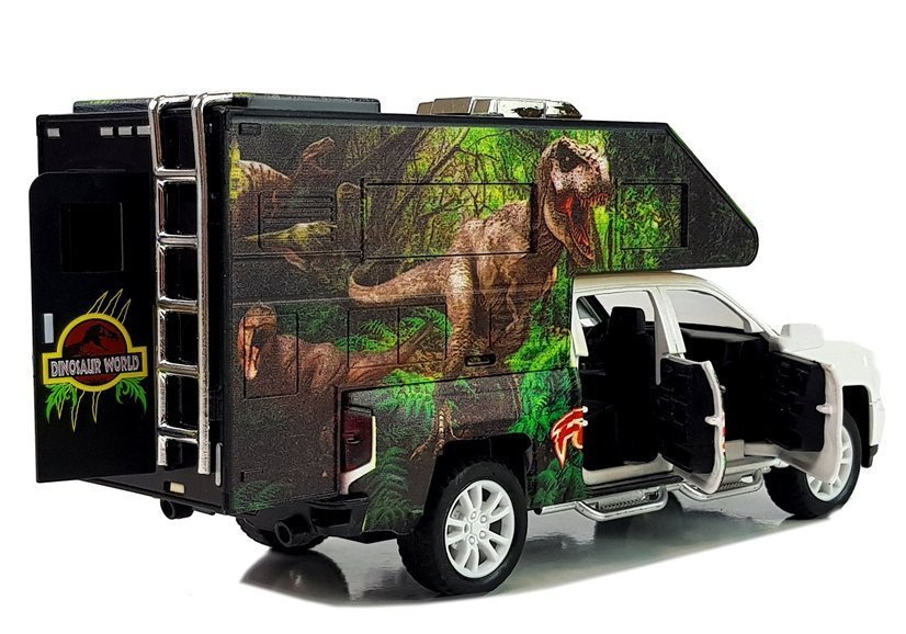 Baltas kemperis su dinozaurais