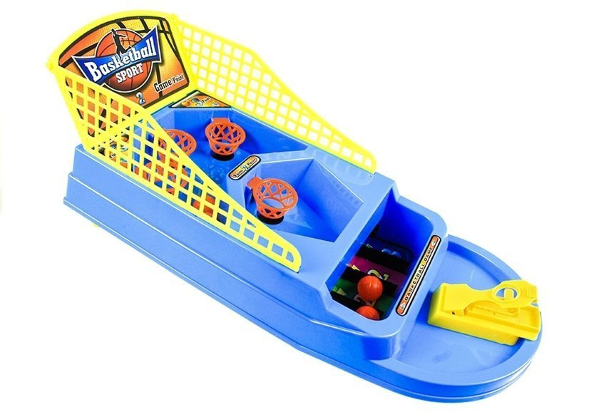 Arkadinis krepšinio žaidimas su kamuoliukų paleidimo įrenginiu lean toys