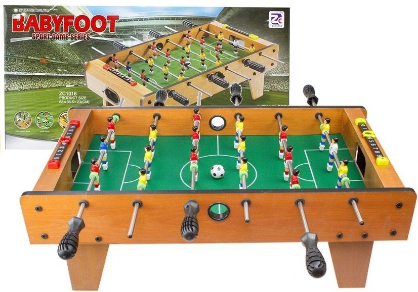 Stalo futbolas lean toys, 67x37x24cm.