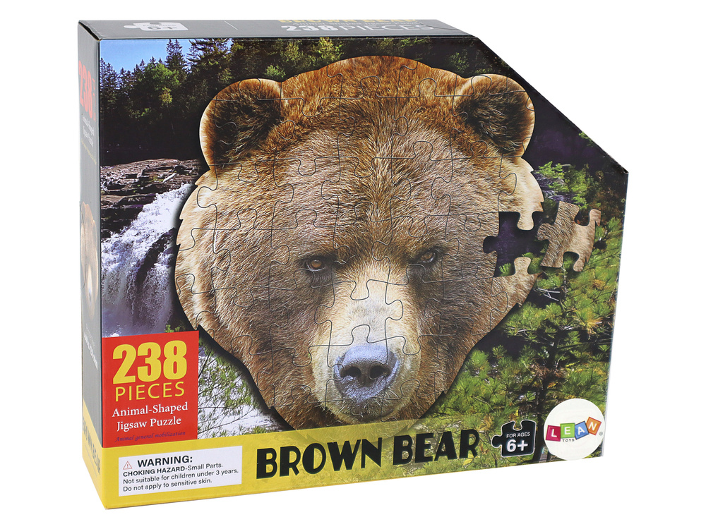 Dėlionė Lean Toys Rudasis lokys, 238d