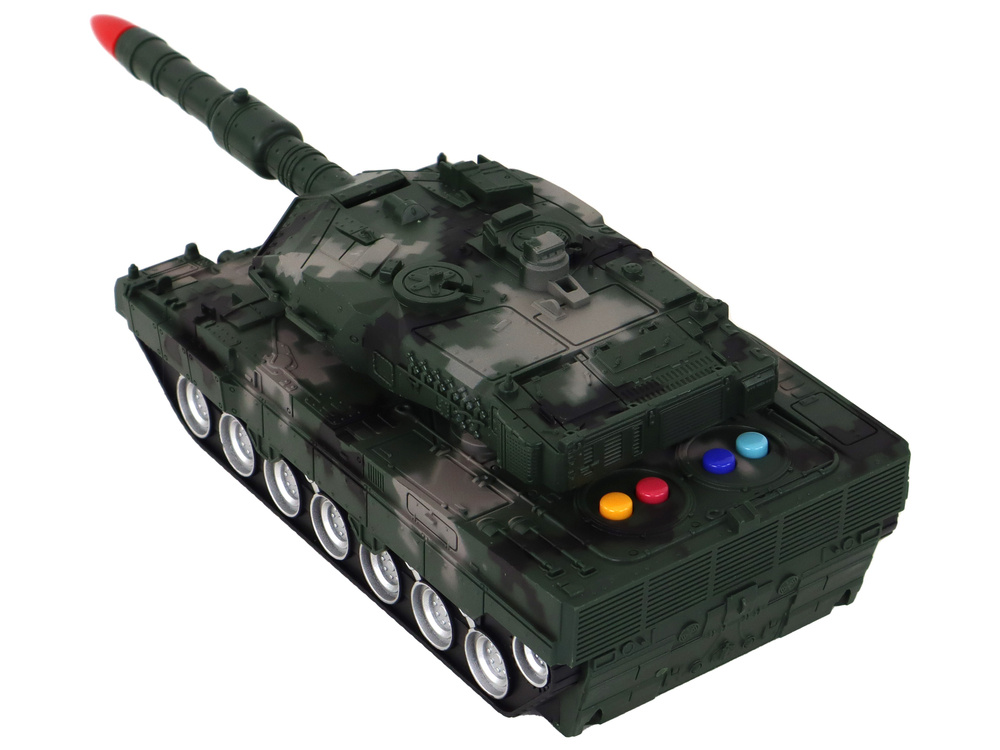 Nuotoliniu Būdu Valdomas Tankas Lean Toys, Žalias