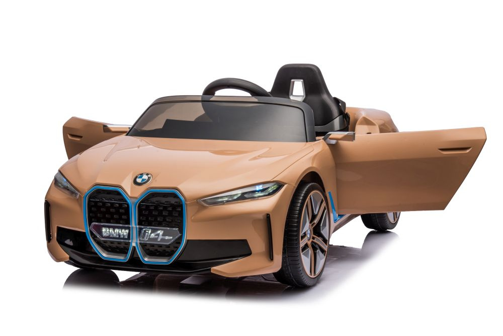 Akumuliatorinis automobilis vaikams bmw i4 golden 4x4