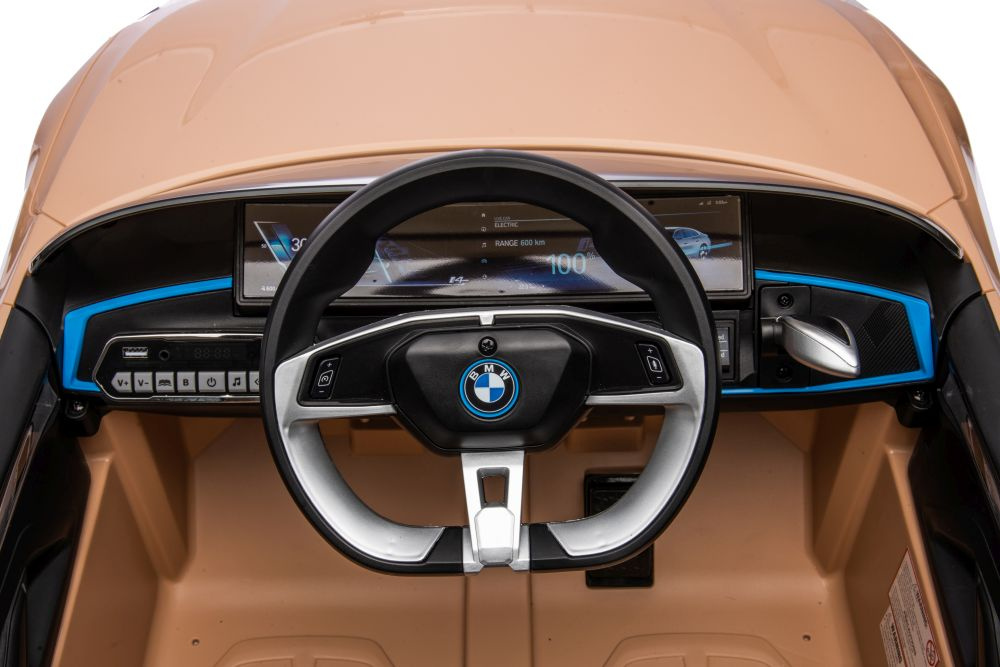 Akumuliatorinis automobilis vaikams bmw i4 golden 4x4