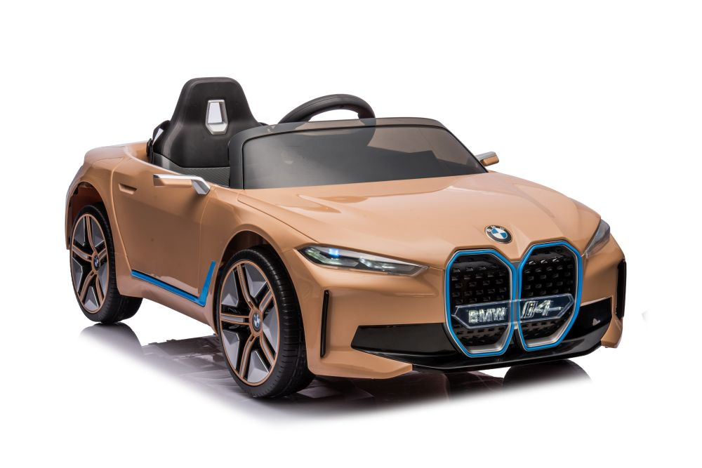 Akumuliatorinis automobilis vaikams bmw i4 golden 4x4