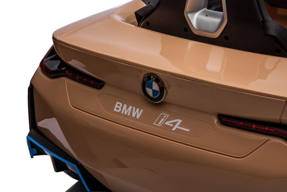 Akumuliatorinis automobilis vaikams bmw i4 golden 4x4