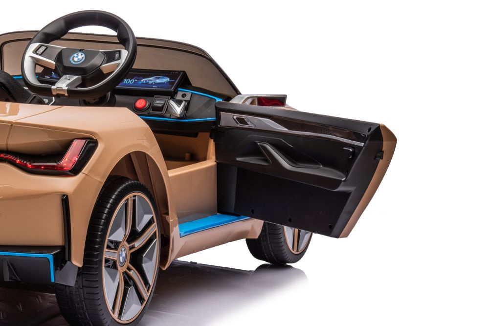 Akumuliatorinis automobilis vaikams bmw i4 golden 4x4