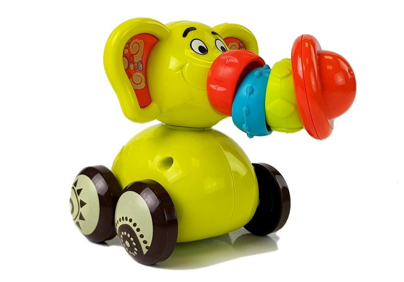 Kūdikių žaislas lean toys dramblys