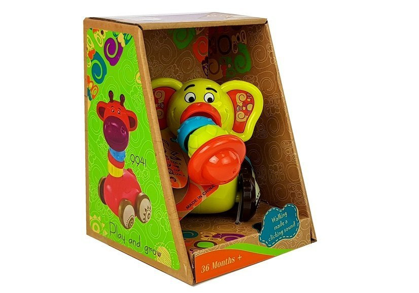 Kūdikių žaislas lean toys dramblys