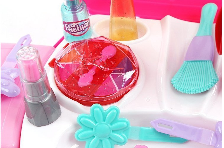 Žaislinis kosmetologės rinkinys Lean Toys, rožinis, 21d.