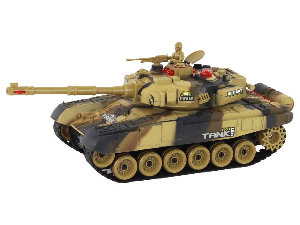 Nuotoliniu būdu valdomi tankai battle infrared lean toys