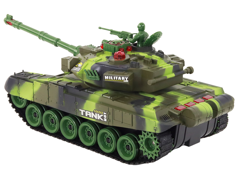 Nuotoliniu būdu valdomi tankai battle infrared lean toys