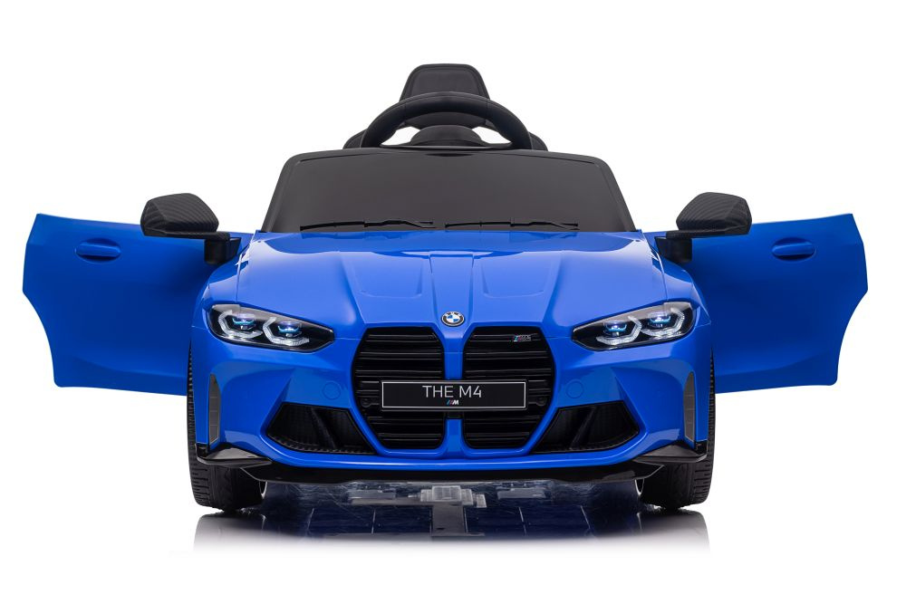 Vienvietis vaikiškas elektromobilis lean cars bmw m4, mėlynas