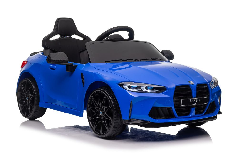 Vienvietis vaikiškas elektromobilis lean cars bmw m4, mėlynas