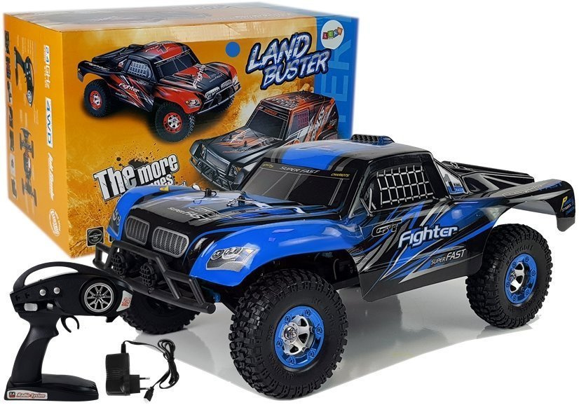 Nuotoliniu būdu valdomas automobilis fy-01, mėlynas