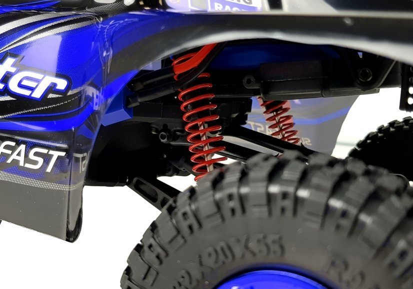 Nuotoliniu būdu valdomas automobilis fy-01, mėlynas