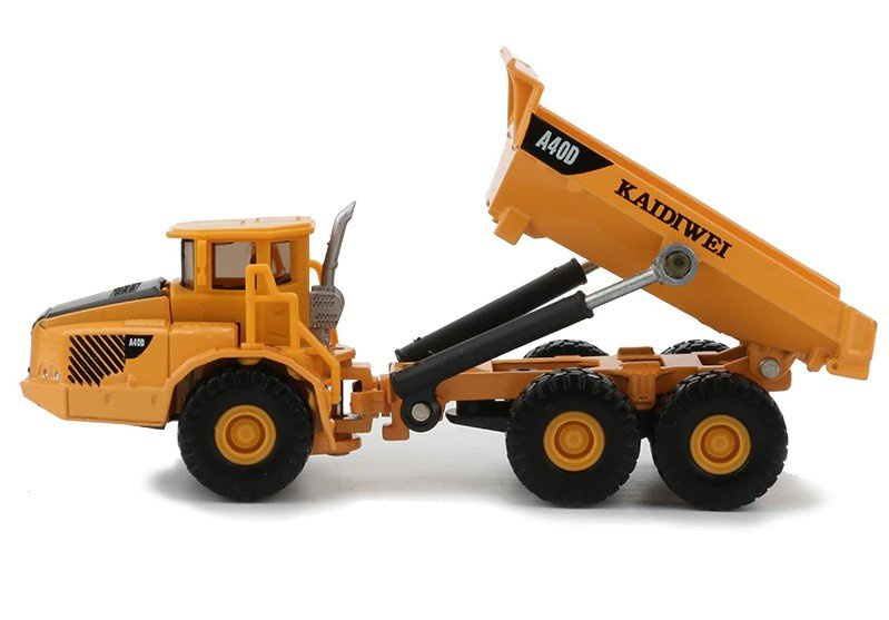 Žaislinis metalinis savivartis leantoys, geltonas