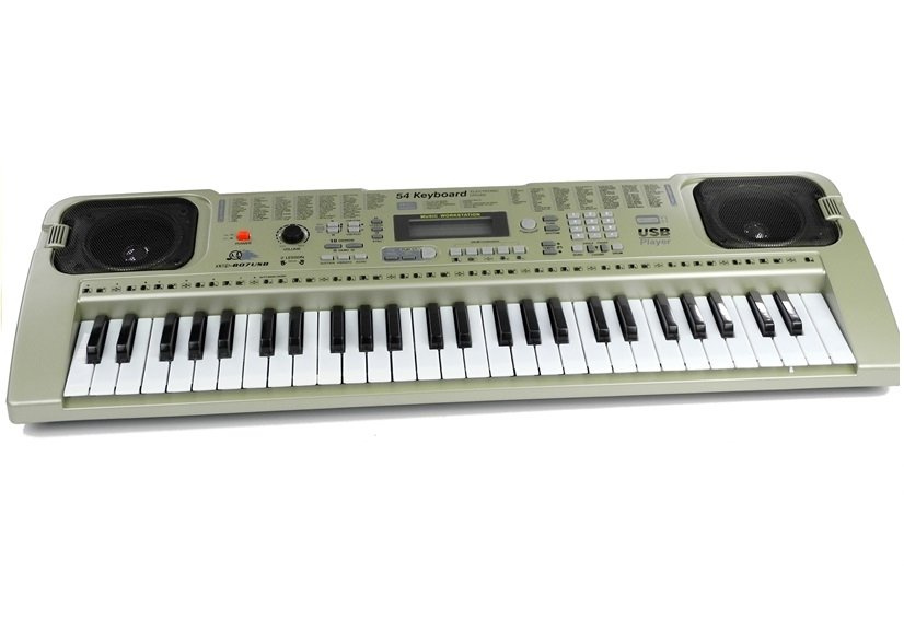 Vaikiškas sintezatorius su usb mikrofonu
