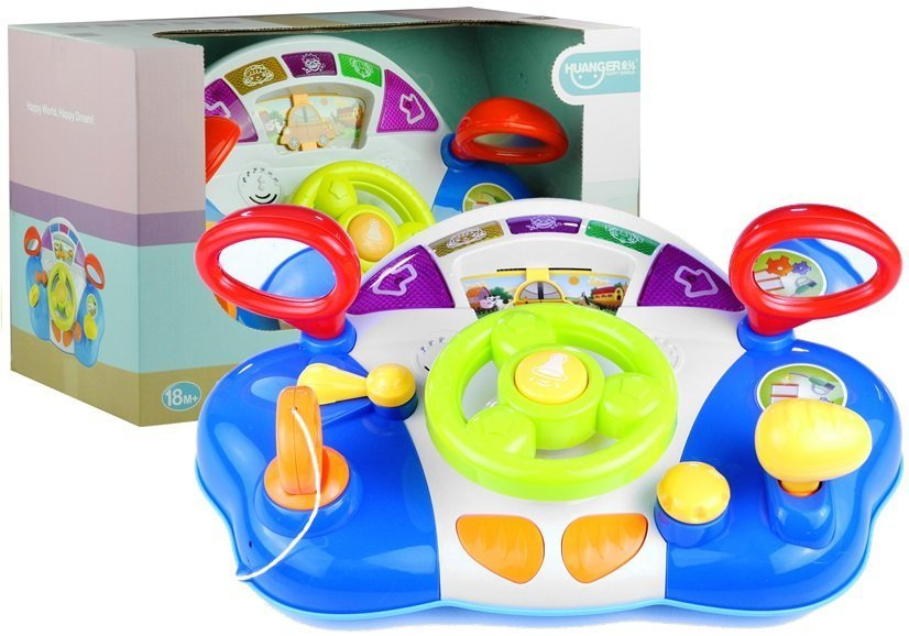 Edukacinis interaktyvus vairas vaikams lean toys