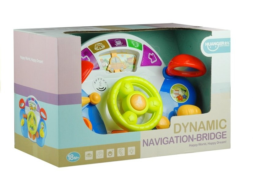 Edukacinis interaktyvus vairas vaikams lean toys