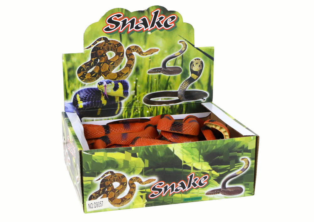 Guminė gyvatė lean toys, ruda