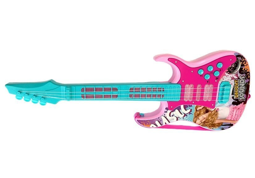 Gitara su mikrofonu karaokės rinkinys lean toys