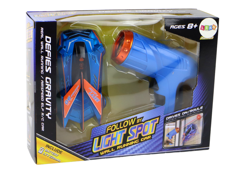 Lazeriu valdomas sportinis automobilis lean toys, mėlynas