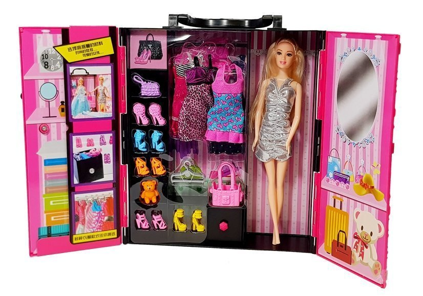 Lėlė su priedais lean toys