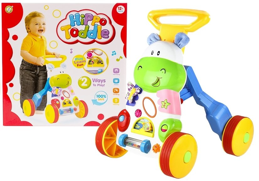 Stumiamas žaislas lean toys hippo