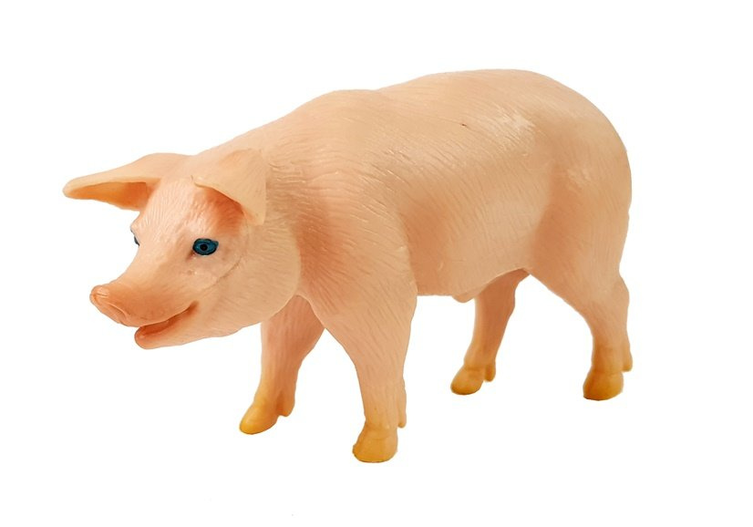 Ūkinių gyvūnų figūrėlių rinkinys – ūkininkas, avis, avinas