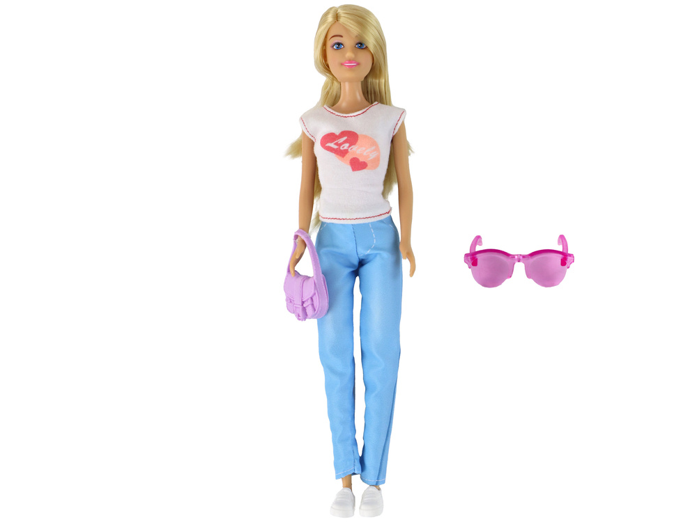 Lėlė anlily su priedais lean toys, 6 d.