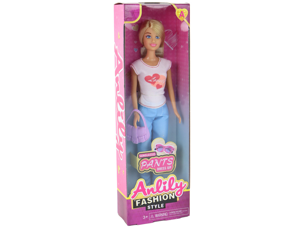 Lėlė anlily su priedais lean toys, 6 d.