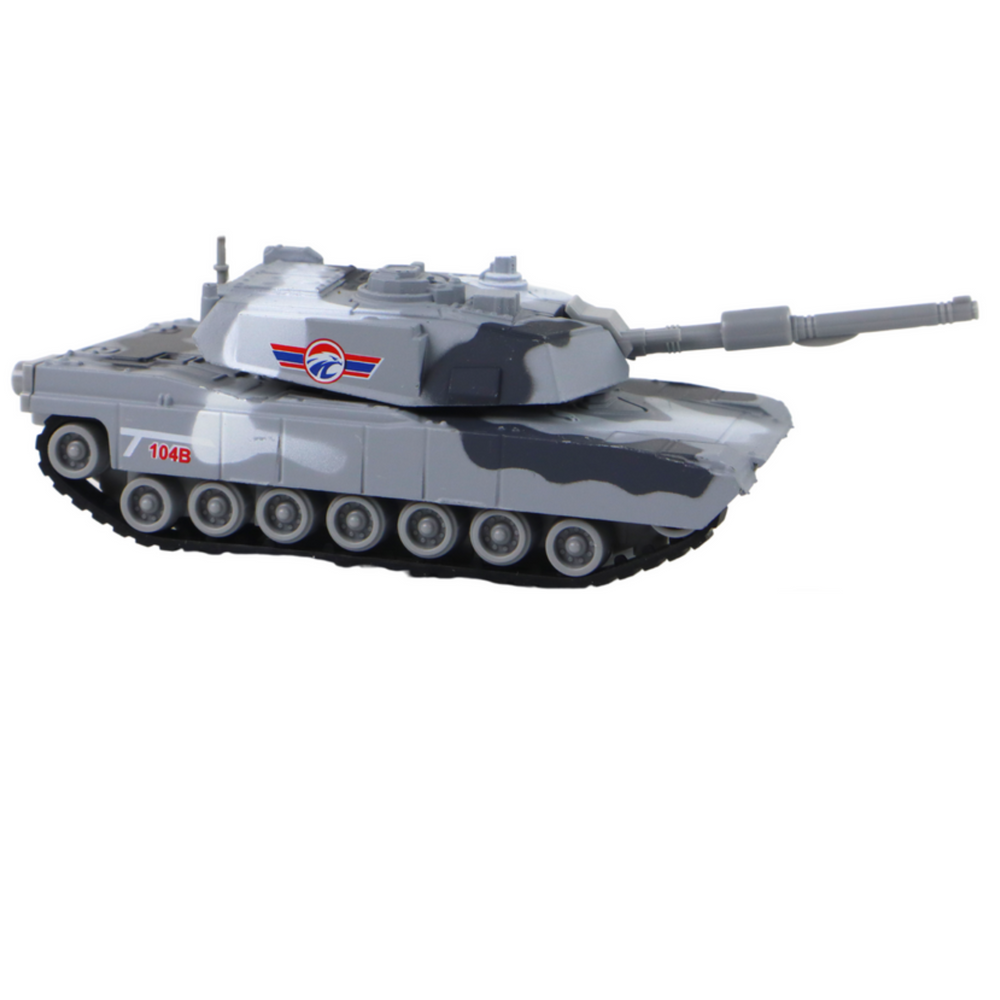 Žaisliniai aliuminio tankai su frikcine pavara lean toys, 1 vnt.