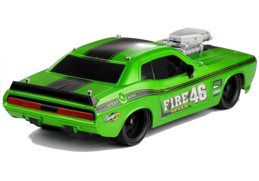 Radijo bangomis valdomas automobilis dodge challenger, 1:16