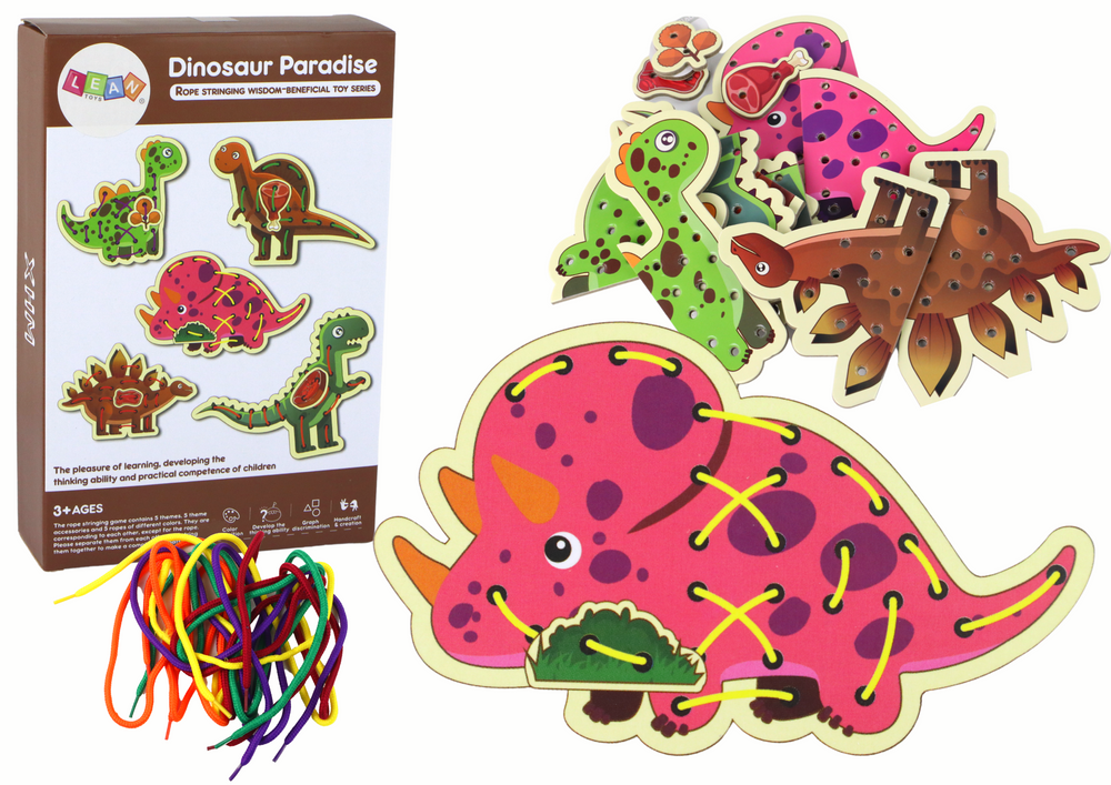 Arkadinis žaidimas lean toys colorful dinosaur paradise
