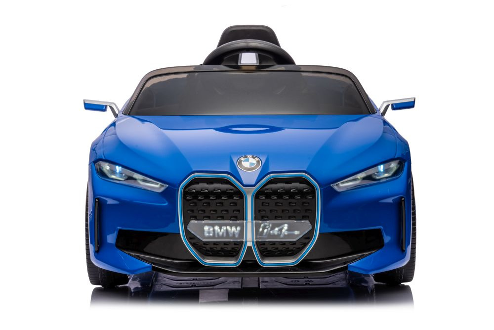 Elektrinis automobilis vaikams bmw i4 mėlynas 4x4