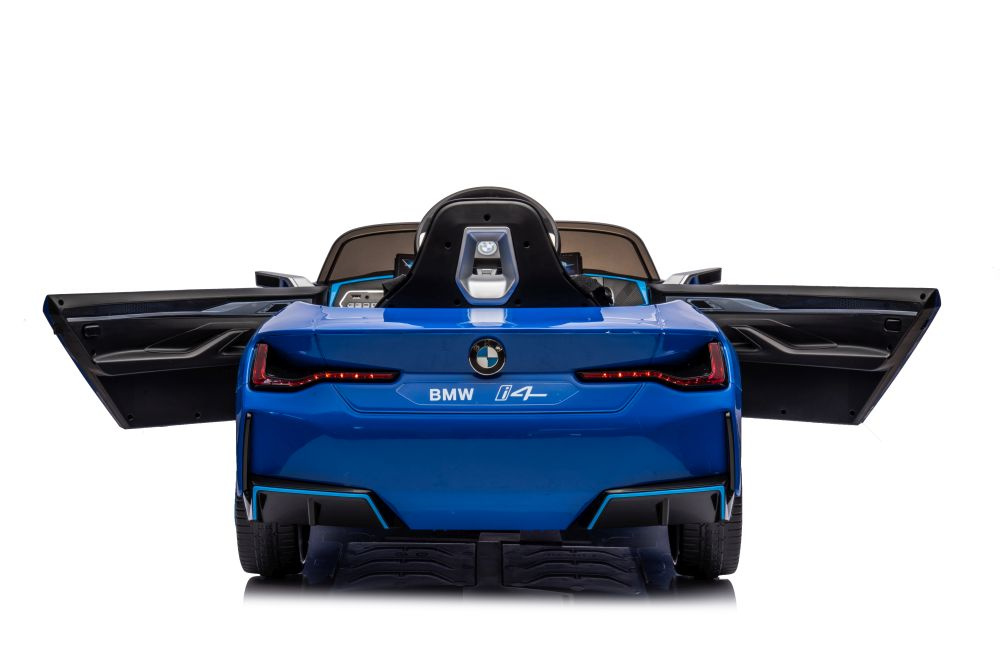 Elektrinis automobilis vaikams bmw i4 mėlynas 4x4