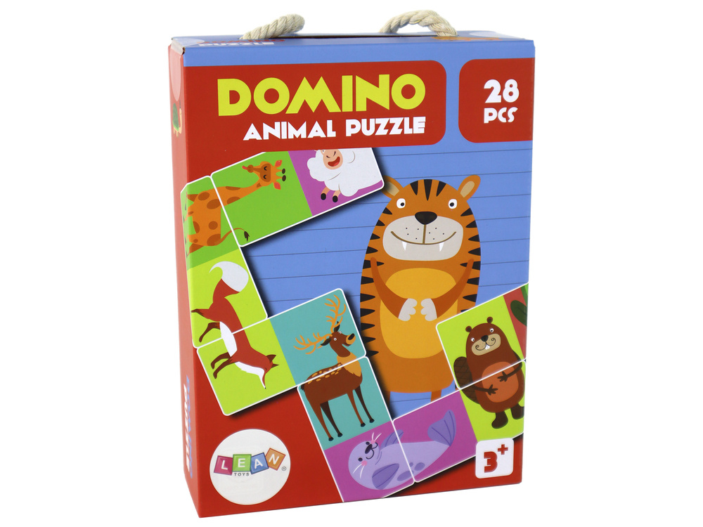 Edukacinis žaidimas domino su gyvūnais, 28 dalys