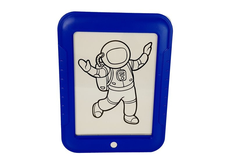 Magiška šviečianti piešimo lenta MAGIC PAD LED su 3D efektu ir neon spalvomis