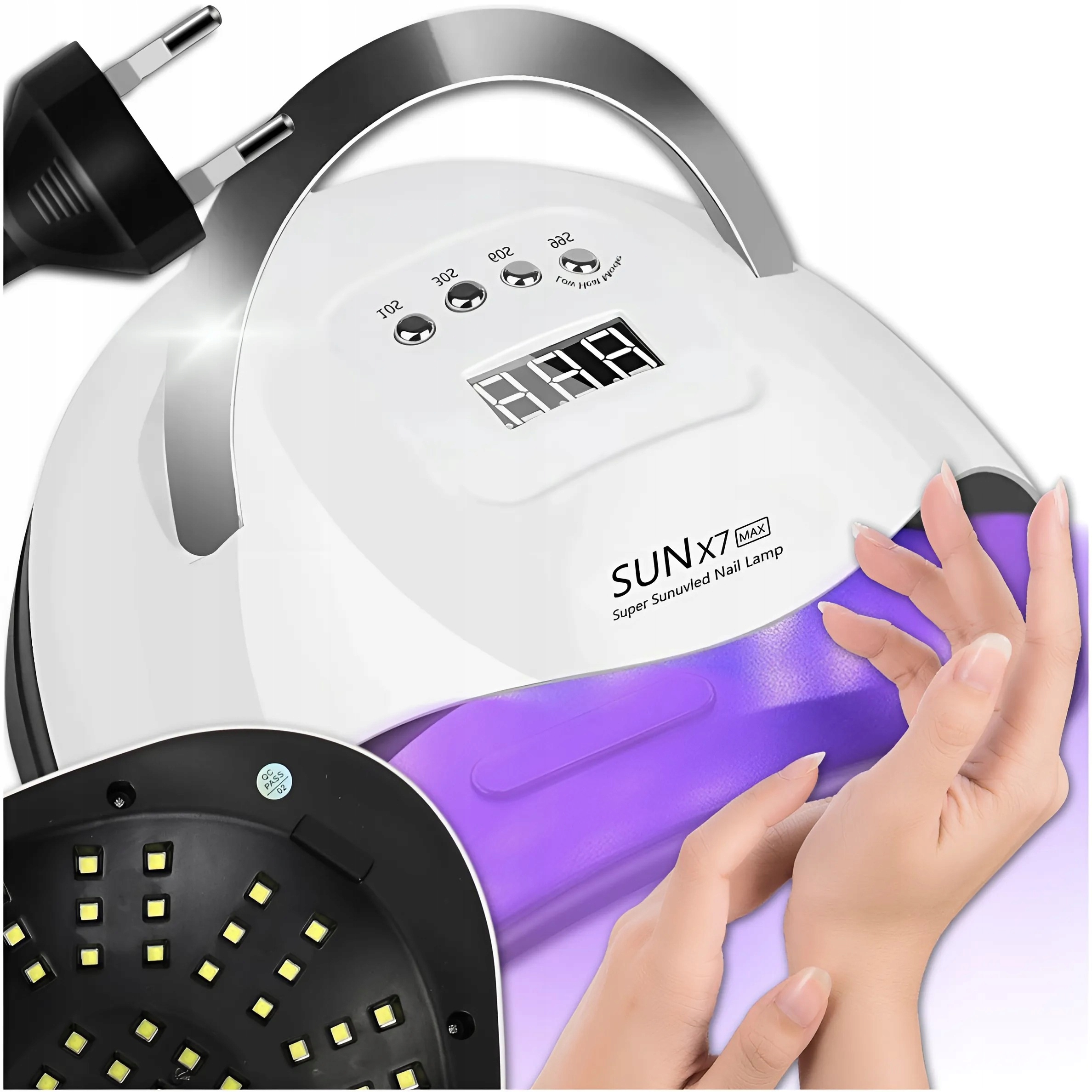 Nagų lempa x7 max uv/led 150w