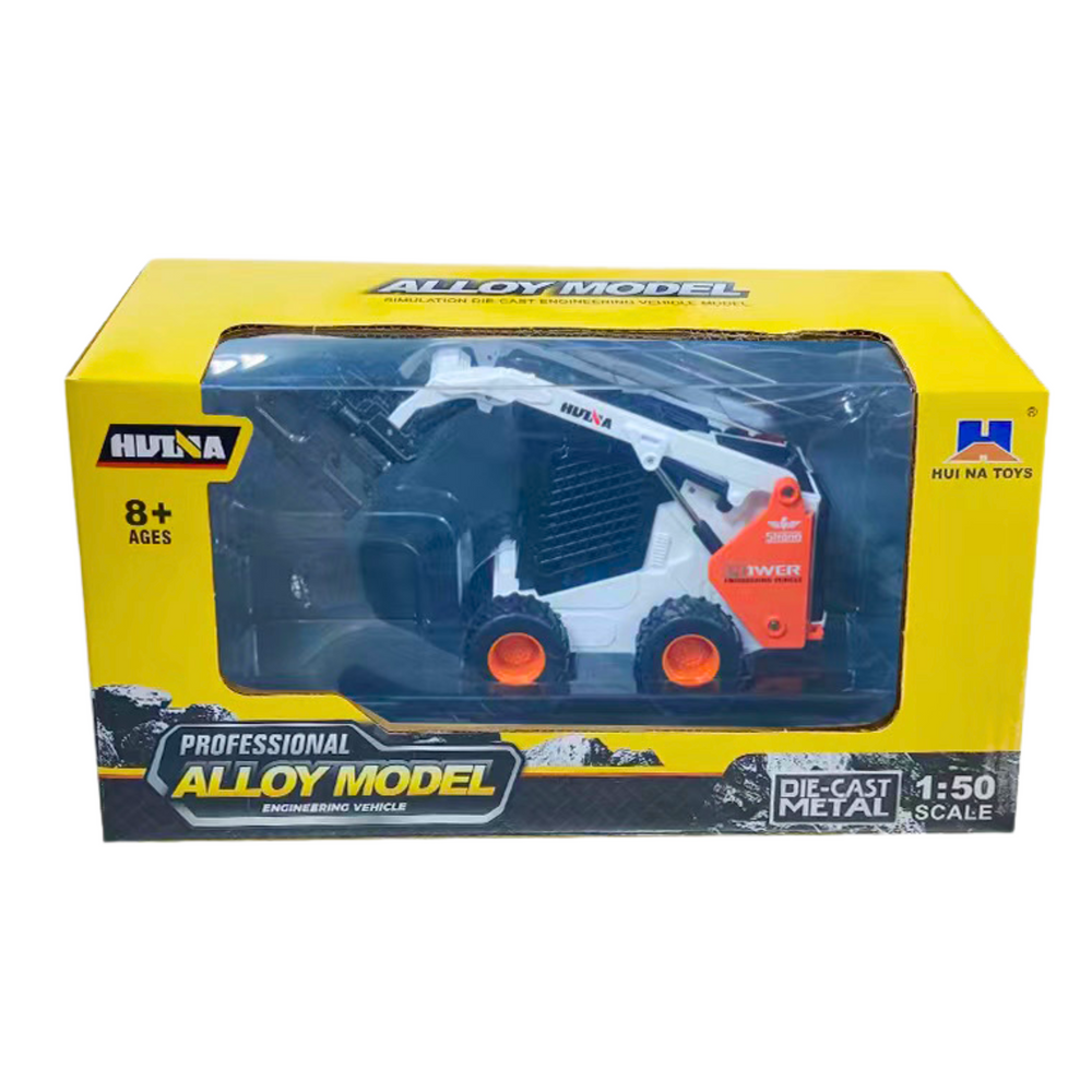 Metalinis krautuvas su griebtuvu baltai juodas 1:50