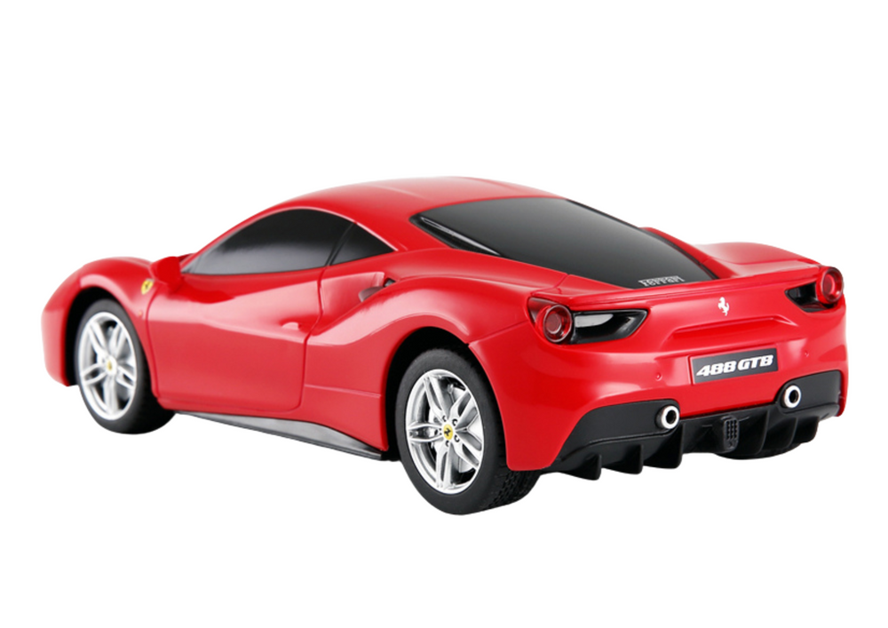 Nuotoliniu būdu valdomas ferrari 488 gtb modelis 1:24, raudonas
