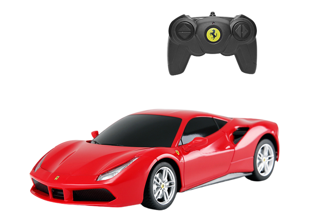 Nuotoliniu Būdu Valdomas Ferrari 488 Gtb Modelis 1:24, Raudonas