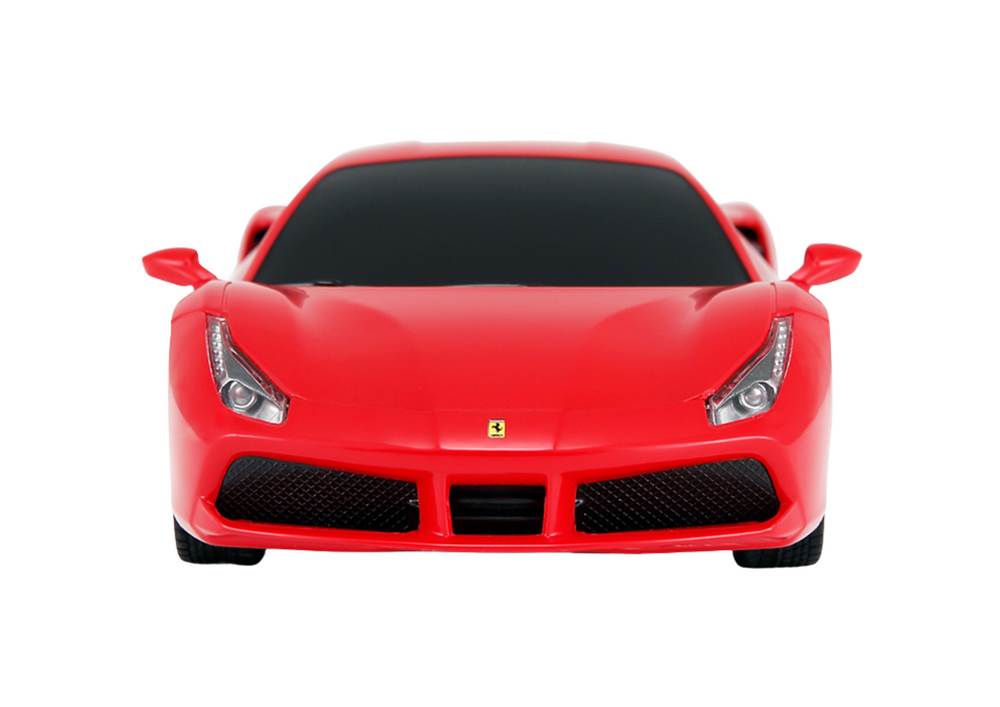 Nuotoliniu būdu valdomas ferrari 488 gtb modelis 1:24, raudonas